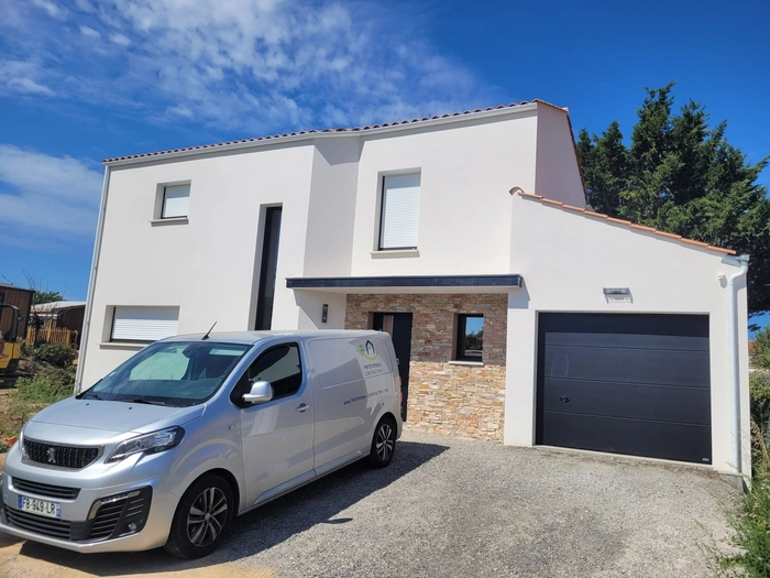 Maison moderne construite par Herbreteau construction